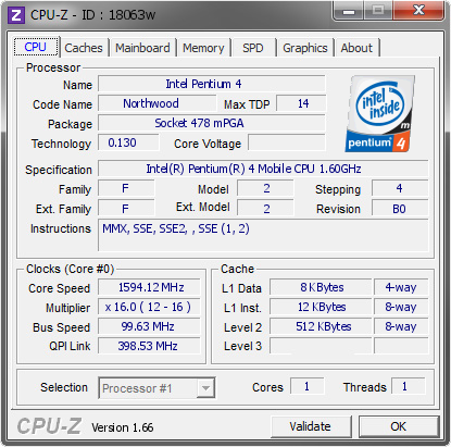 screenshot of CPU-Z validation for Dump [18063w] - Submitted by  bombcat  - 2013-09-13 23:09:00