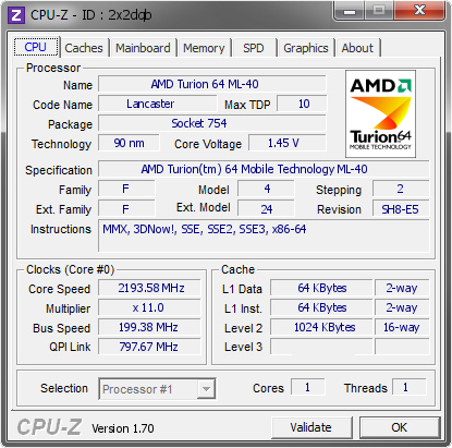 screenshot of CPU-Z validation for Dump [2x2dqb] - Submitted by  MJ Motamedi  - 2014-12-07 12:12:09