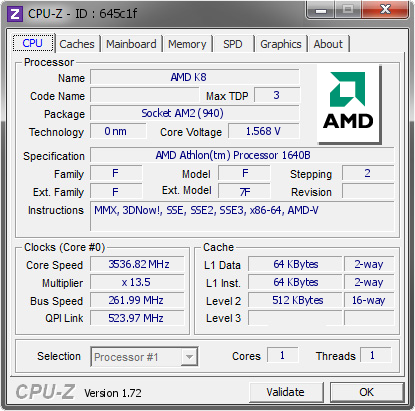 screenshot of CPU-Z validation for Dump [645c1f] - Submitted by  sburnolo  - 2015-06-11 23:06:09