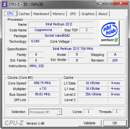 screenshot of CPU-Z validation for Dump [6shv3b] - Submitted by  delly  - 2014-02-05 15:02:08