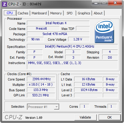 screenshot of CPU-Z validation for Dump [80wkhl] - Submitted by  John May is live!  - 2014-04-06 21:04:06