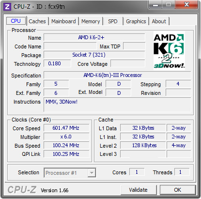 screenshot of CPU-Z validation for Dump [fcx9tn] - Submitted by  Marquzz  - 2013-09-11 15:09:53
