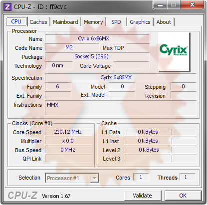 screenshot of CPU-Z validation for Dump [ff9dvc] - Submitted by  kwaz2  - 2013-11-18 16:11:47