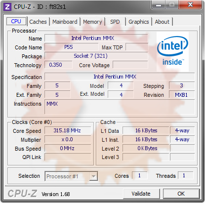 screenshot of CPU-Z validation for Dump [ft82s1] - Submitted by  macsbeach98  - 2014-03-05 14:03:08