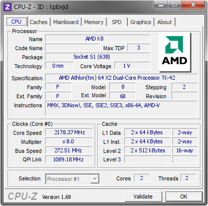 screenshot of CPU-Z validation for Dump [kpbvjd] - Submitted by  MRPACO-PC  - 2014-10-21 22:10:58