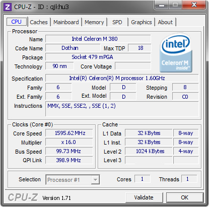 screenshot of CPU-Z validation for Dump [qjkhu3] - Submitted by  gbn  - 2015-01-30 01:01:56