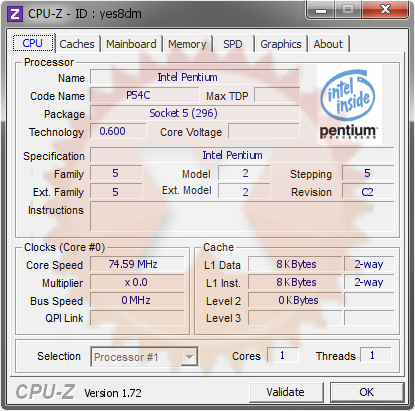 screenshot of CPU-Z validation for Dump [yes8dm] - Submitted by  Strunkenbold  - 2015-08-02 15:08:17